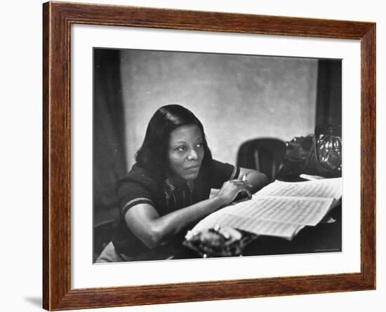 Mary Lou Williams-W^ Eugene Smith-Framed Premium Photographic Print