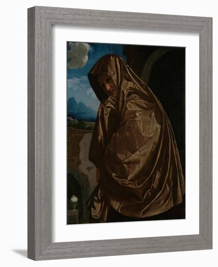 Mary Magdalene, 1530S-Giovanni Girolamo Savoldo-Framed Giclee Print