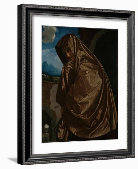 Mary Magdalene, 1530S-Giovanni Girolamo Savoldo-Framed Giclee Print