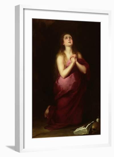 Mary Magdalene, 1650-55-Bartolome Esteban Murillo-Framed Giclee Print