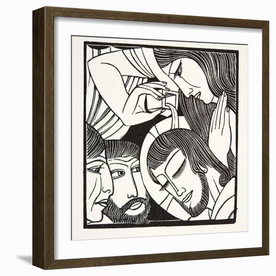 Mary Magdalene, 1926-Eric Gill-Framed Giclee Print