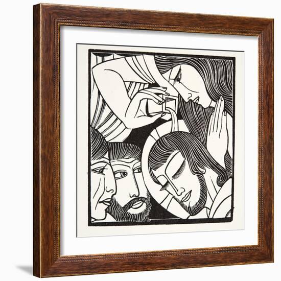 Mary Magdalene, 1926-Eric Gill-Framed Giclee Print