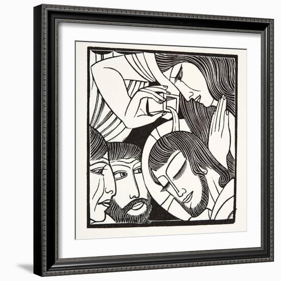 Mary Magdalene, 1926-Eric Gill-Framed Giclee Print