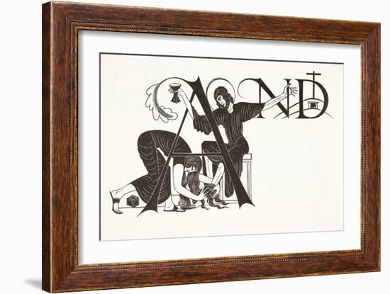 Mary Magdalene, 1931-Eric Gill-Framed Giclee Print