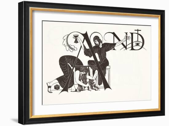 Mary Magdalene, 1931-Eric Gill-Framed Giclee Print