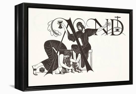 Mary Magdalene, 1931-Eric Gill-Framed Premier Image Canvas