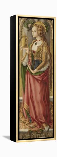 Mary Magdalene, C.1480-Carlo Crivelli-Framed Premier Image Canvas
