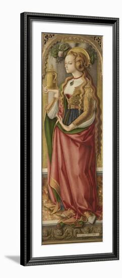 Mary Magdalene, Carlo Crivelli-Carlo Crivelli-Framed Art Print