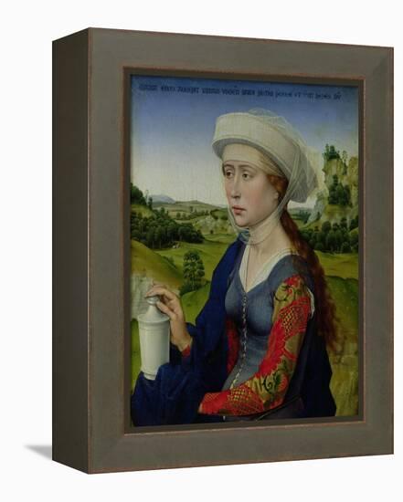 Mary Magdalene, from the Right Hand Panel of Triptych of the Braque Family-Rogier van der Weyden-Framed Premier Image Canvas