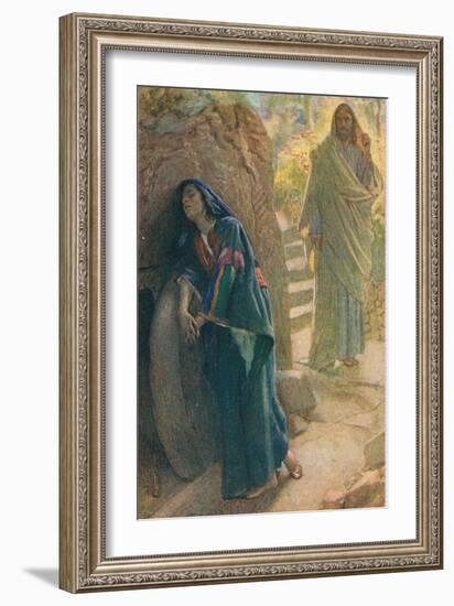 Mary Magdalene, Illustration from 'Women of the Bible', Published by the Religious Tract Society,…-Harold Copping-Framed Giclee Print