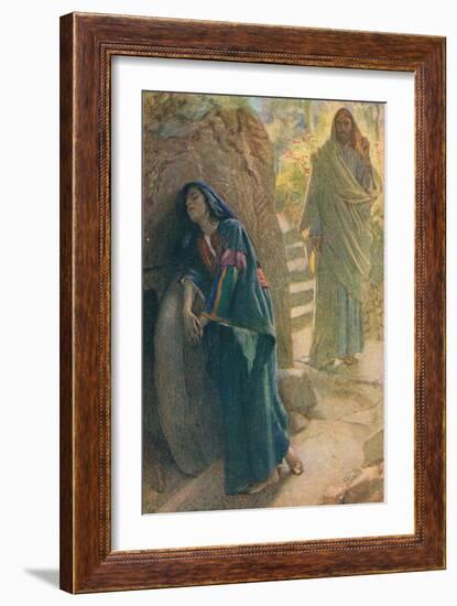 Mary Magdalene, Illustration from 'Women of the Bible', Published by the Religious Tract Society,…-Harold Copping-Framed Giclee Print