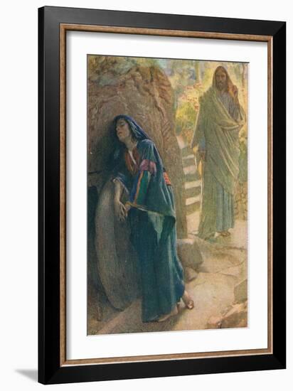 Mary Magdalene, Illustration from 'Women of the Bible', Published by the Religious Tract Society,…-Harold Copping-Framed Giclee Print