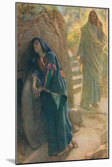 Mary Magdalene, Illustration from 'Women of the Bible', Published by the Religious Tract Society,…-Harold Copping-Mounted Giclee Print