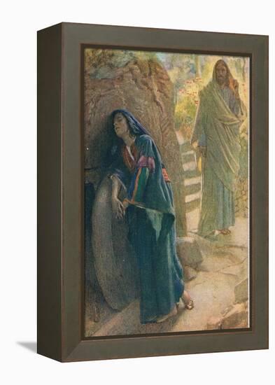 Mary Magdalene, Illustration from 'Women of the Bible', Published by the Religious Tract Society,…-Harold Copping-Framed Premier Image Canvas