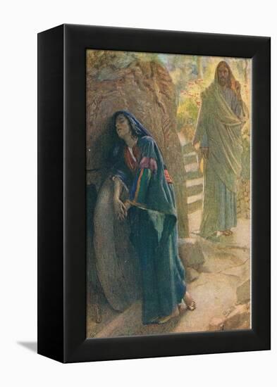 Mary Magdalene, Illustration from 'Women of the Bible', Published by the Religious Tract Society,…-Harold Copping-Framed Premier Image Canvas