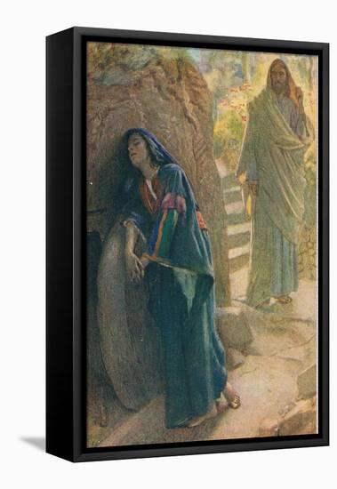 Mary Magdalene, Illustration from 'Women of the Bible', Published by the Religious Tract Society,…-Harold Copping-Framed Premier Image Canvas