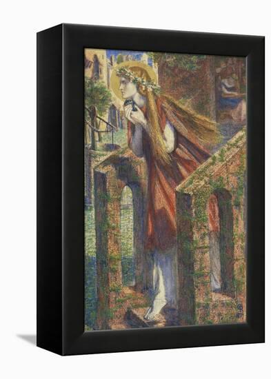 Mary Magdalene Leaving the House Feasting-Dante Gabriel Rossetti-Framed Premier Image Canvas