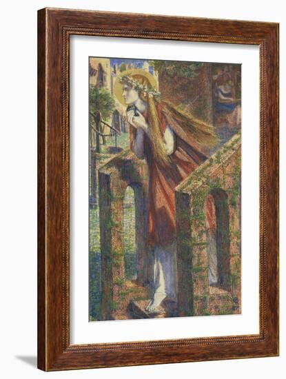 Mary Magdalene Leaving the House Feasting-Dante Gabriel Rossetti-Framed Giclee Print