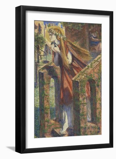 Mary Magdalene Leaving the House Feasting-Dante Gabriel Rossetti-Framed Giclee Print