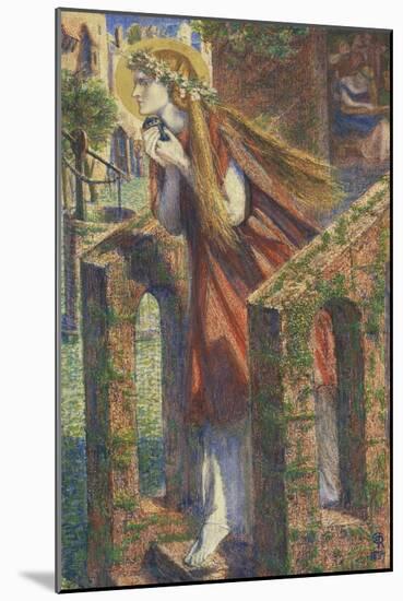 Mary Magdalene Leaving the House Feasting-Dante Gabriel Rossetti-Mounted Giclee Print