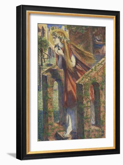 Mary Magdalene Leaving the House Feasting-Dante Gabriel Rossetti-Framed Giclee Print