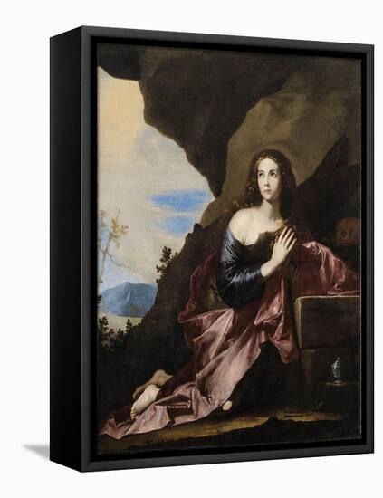 Mary Magdalene Penitent, 1637-José de Ribera-Framed Premier Image Canvas