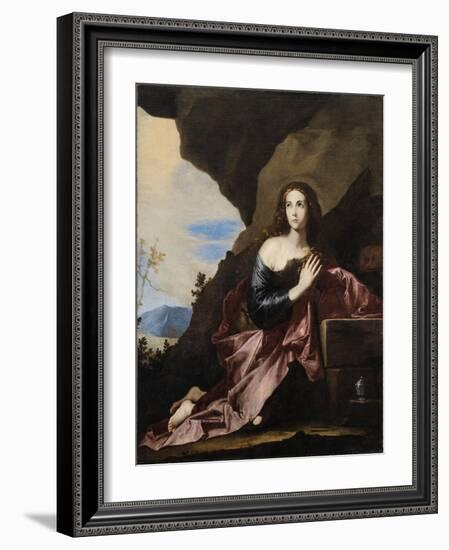 Mary Magdalene Penitent, 1637-José de Ribera-Framed Giclee Print