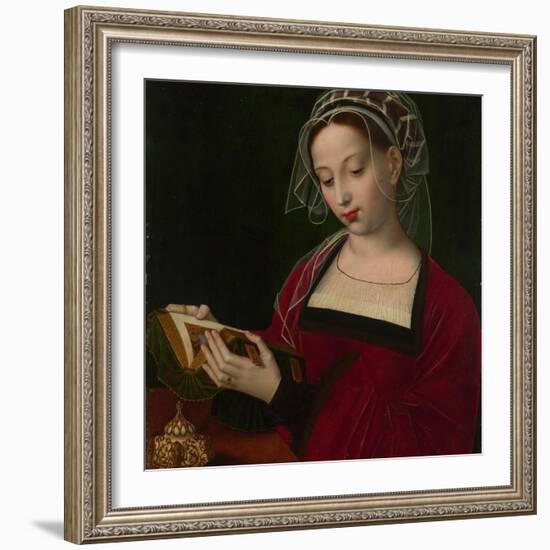 Mary Magdalene Reading, C. 1525-Ambrosius Benson-Framed Giclee Print