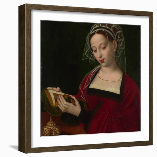 Mary Magdalene Reading, C. 1525-Ambrosius Benson-Framed Giclee Print