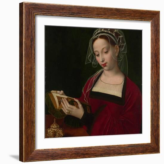 Mary Magdalene Reading, C. 1525-Ambrosius Benson-Framed Giclee Print