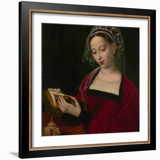 Mary Magdalene Reading, C. 1525-Ambrosius Benson-Framed Giclee Print