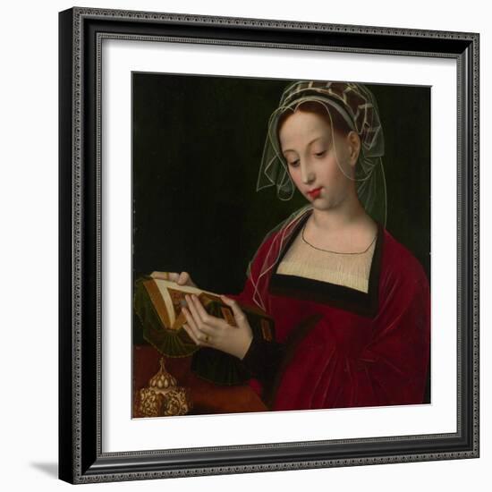 Mary Magdalene Reading, C. 1525-Ambrosius Benson-Framed Giclee Print