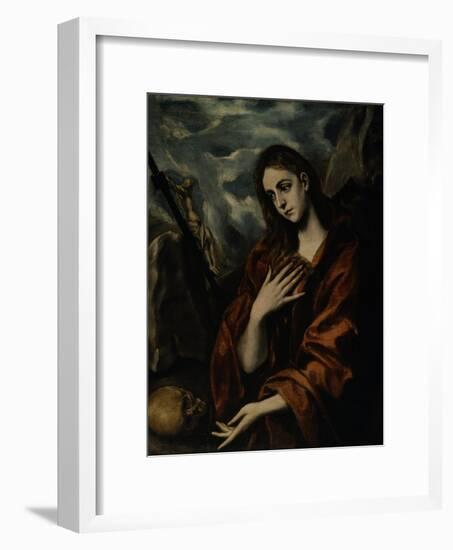 Mary Magdalene Repentant-El Greco-Framed Giclee Print