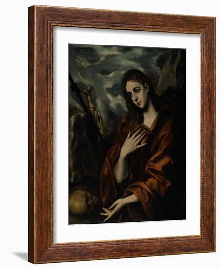 Mary Magdalene Repentant-El Greco-Framed Giclee Print