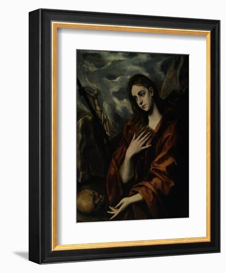 Mary Magdalene Repentant-El Greco-Framed Giclee Print