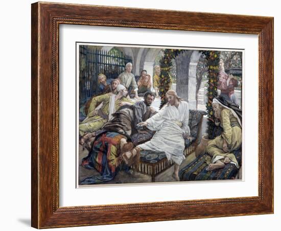 Mary Magdalene's Box of Very Precious Ointment, Illustration for 'The Life of Christ', C.1886-96-James Tissot-Framed Giclee Print