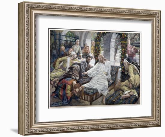 Mary Magdalene's Box of Very Precious Ointment, Illustration for 'The Life of Christ', C.1886-96-James Tissot-Framed Giclee Print