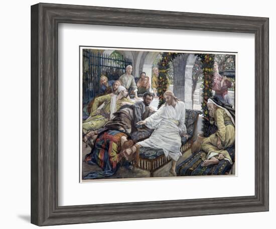 Mary Magdalene's Box of Very Precious Ointment, Illustration for 'The Life of Christ', C.1886-96-James Tissot-Framed Giclee Print