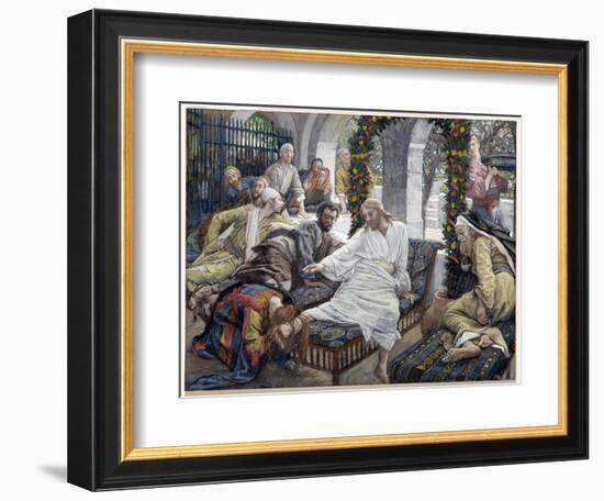 Mary Magdalene's Box of Very Precious Ointment, Illustration for 'The Life of Christ', C.1886-96-James Tissot-Framed Giclee Print