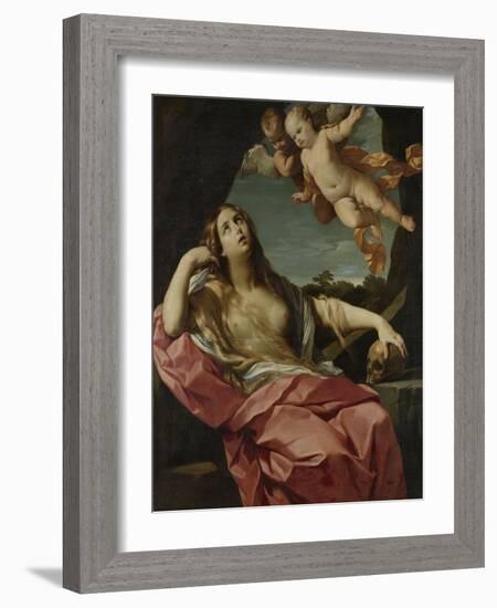 Mary Magdalene-Guido Reni-Framed Art Print