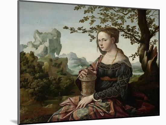 Mary Magdalene-Jan van Scorel-Mounted Art Print