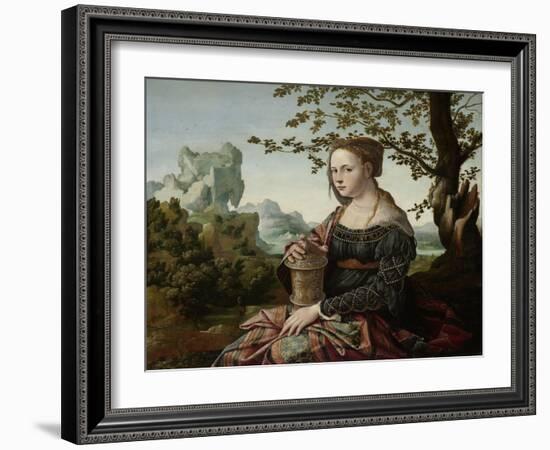 Mary Magdalene-Jan van Scorel-Framed Art Print