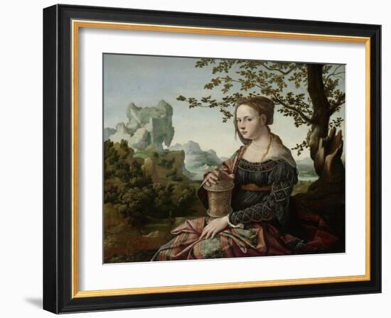 Mary Magdalene-Jan van Scorel-Framed Art Print