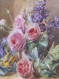 A Still Life of Foxgloves-Mary Margetts-Framed Giclee Print