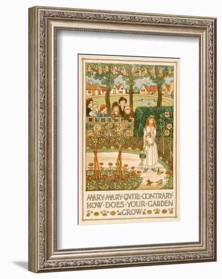 Mary, Mary, Quite Contrary-null-Framed Giclee Print