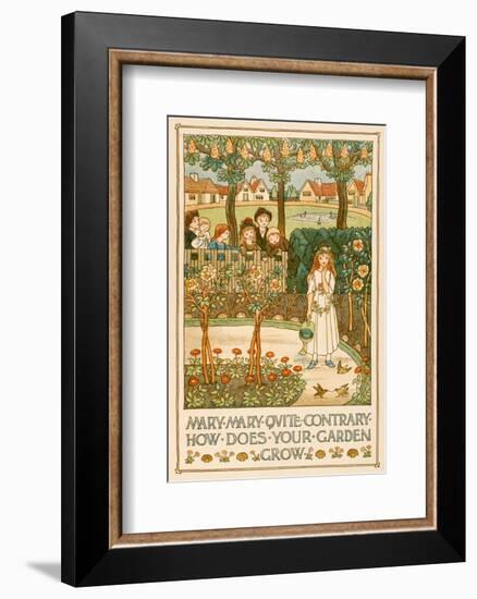 Mary, Mary, Quite Contrary-null-Framed Giclee Print