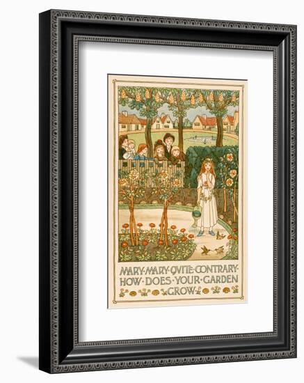 Mary, Mary, Quite Contrary-null-Framed Giclee Print