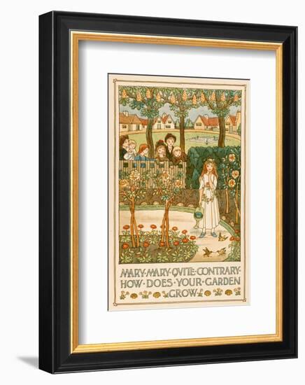 Mary, Mary, Quite Contrary-null-Framed Giclee Print