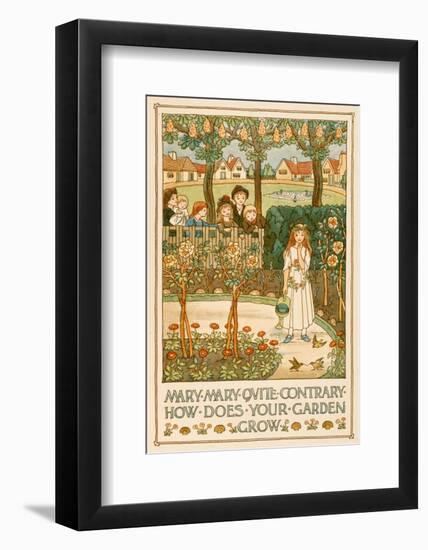 Mary, Mary, Quite Contrary-null-Framed Giclee Print