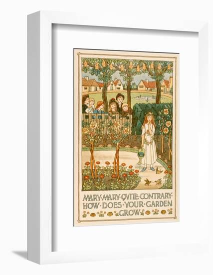 Mary, Mary, Quite Contrary-null-Framed Giclee Print